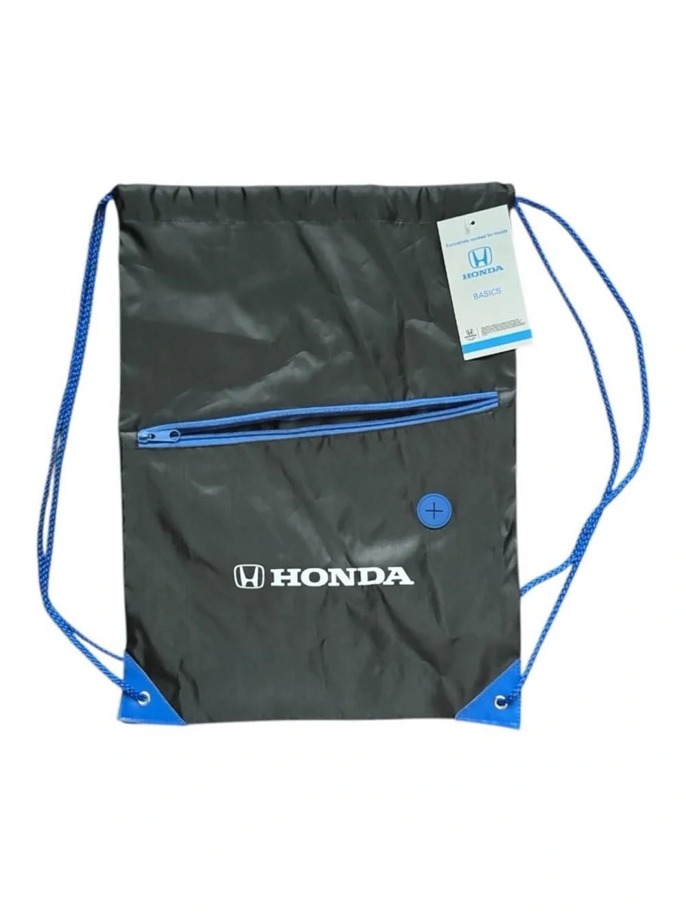 NWT Honda Black and Blue Drawstring Bag